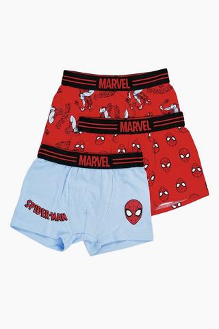 Spiderman 3 Pack Trunks