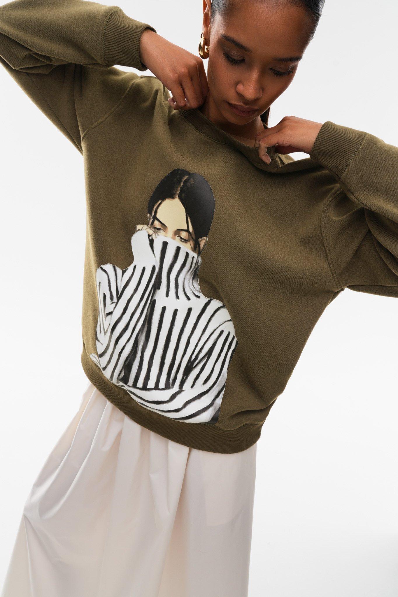 Oversized Sweat Top