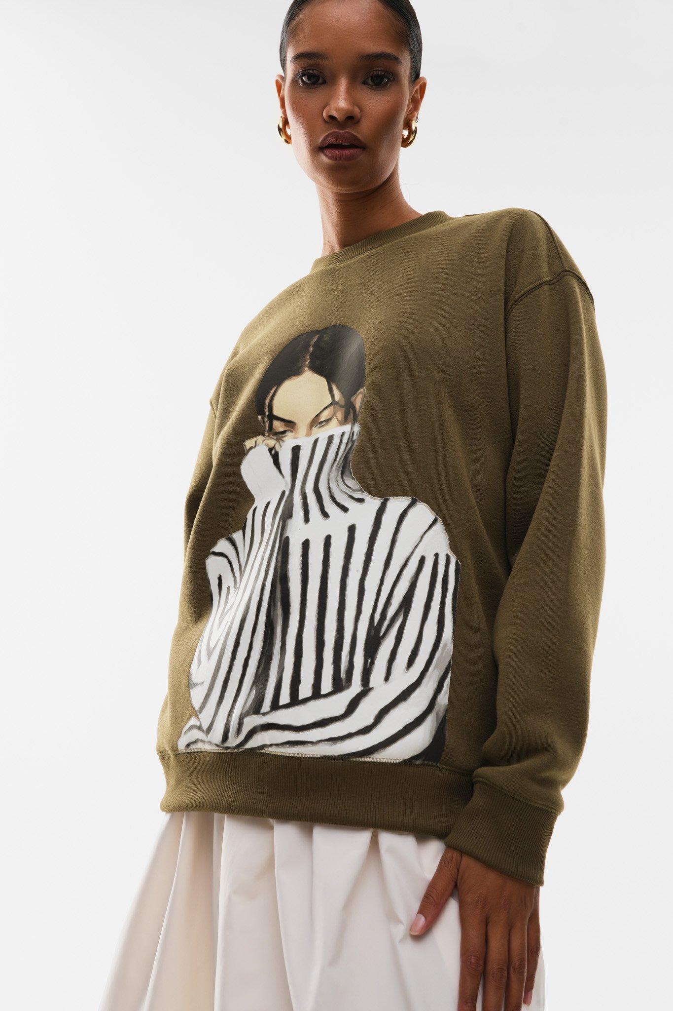 Oversized Sweat Top