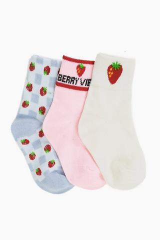 3 Pack Anklet Socks