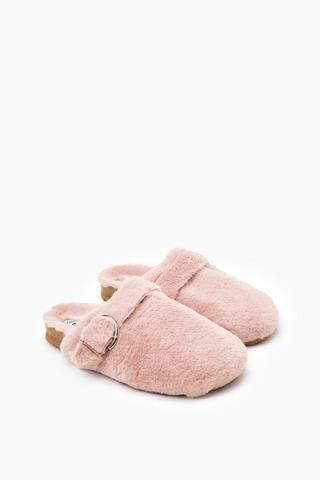 Fluffy Slipper Clog