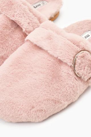 Fluffy Slipper Clog