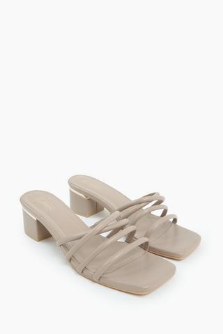 Strappy Block Heel