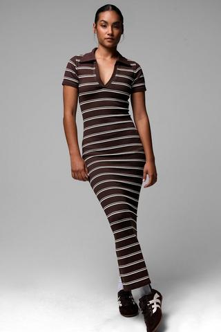 Stripe Seamless Bodycon Dress