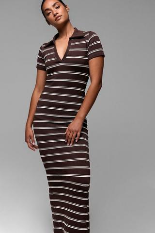 Stripe Seamless Bodycon Dress