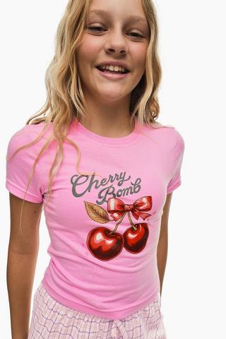 Cherry Sleep Top