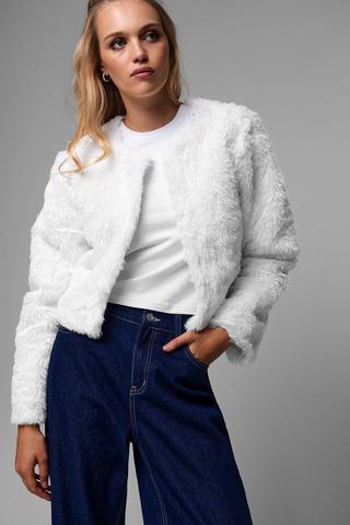 Faux Fur Jacket
