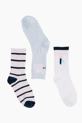 3 Pack Anklet Socks