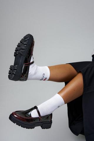 Chunky Mary Jane Pumps