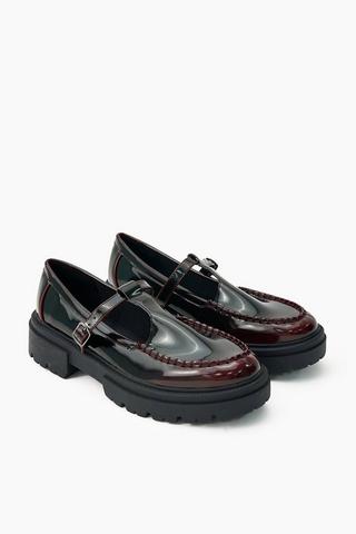 Chunky Mary Jane Pumps