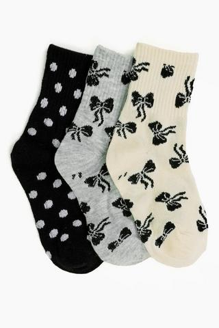 3 Pack Anklet Socks