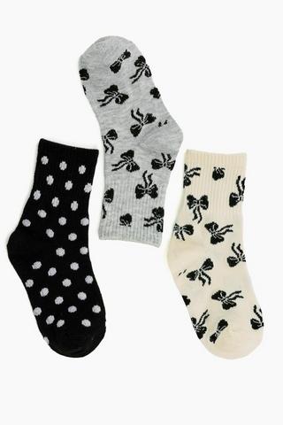 3 Pack Anklet Socks