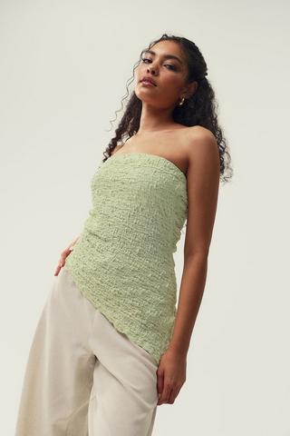 Asymmetrical Bandeau Top