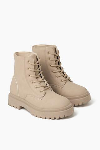 Lace Up Military Boots