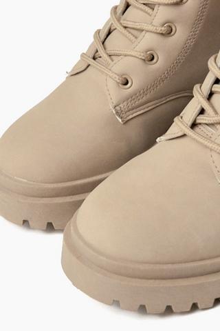 Lace Up Military Boots