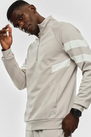 Quarter Zip Sweat Top