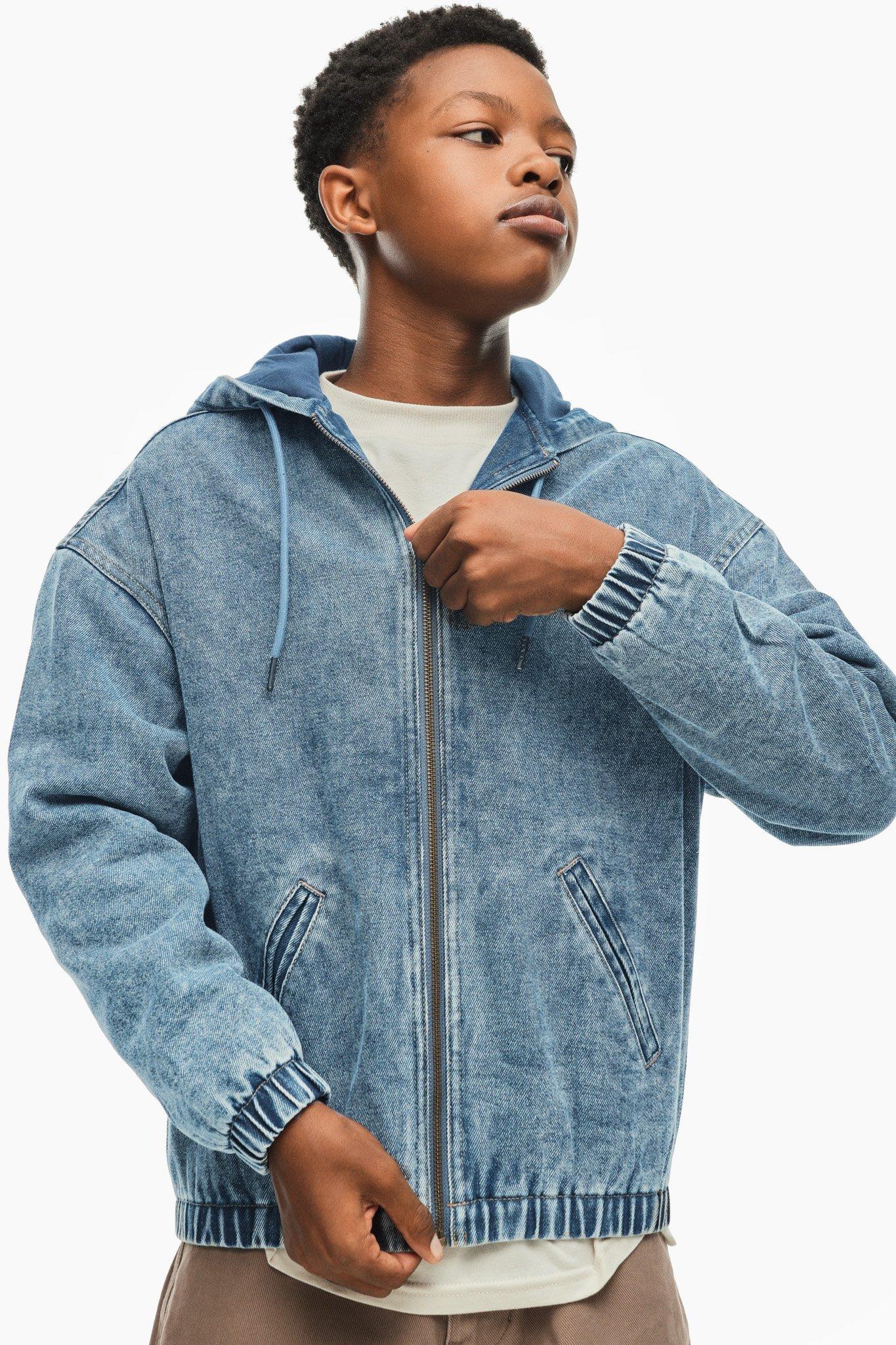 Denim Bomber Jacket