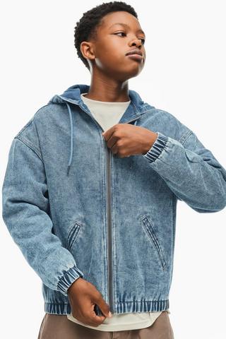 Denim Bomber Jacket