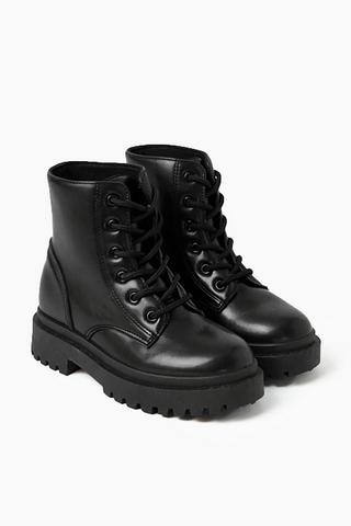 Lace Up Military Boots
