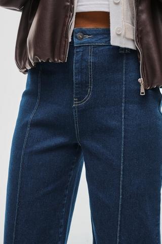 Stretch Wide Leg Denim