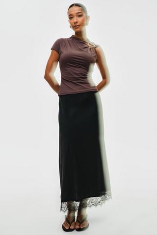 Satin Slip Skirt