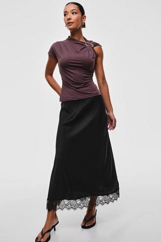 Satin Slip Skirt