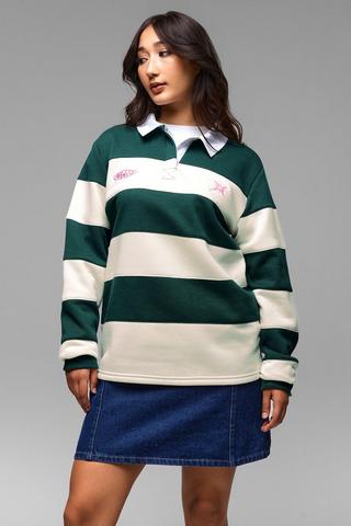 Stripe Rugby Pullover