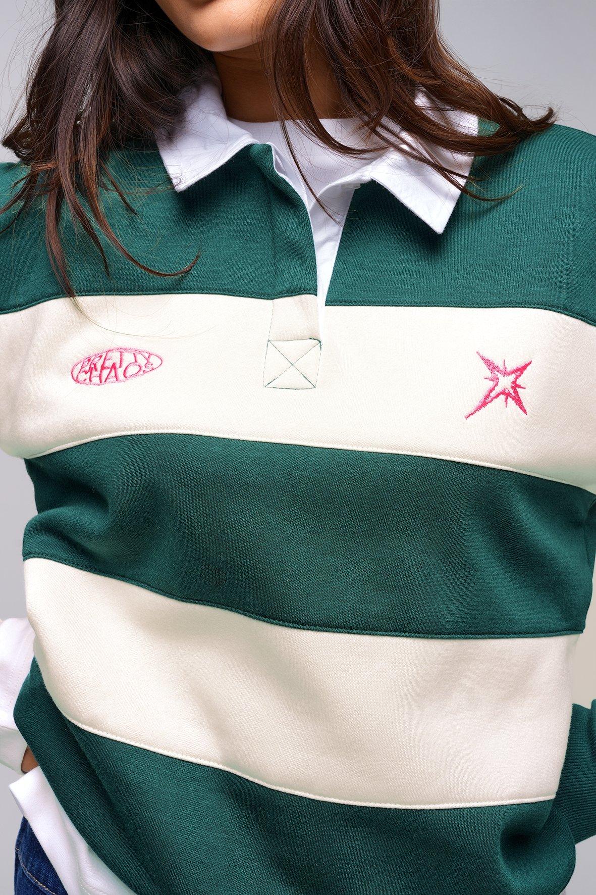 Stripe Rugby Pullover
