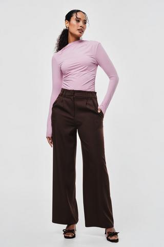 Tailored Wide Leg Pants