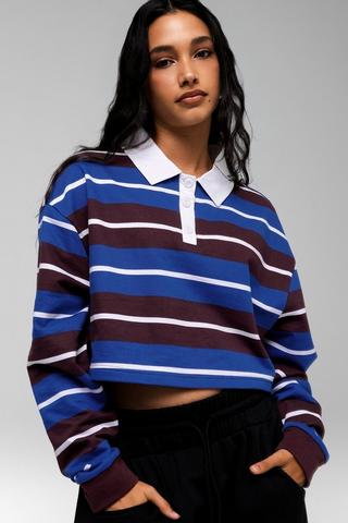 Cropped Rugby Pullover