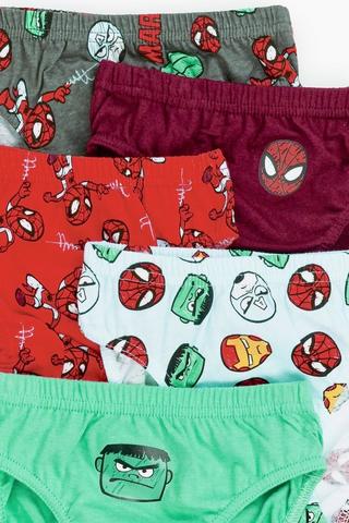 5 Pack Spider-Man Briefs