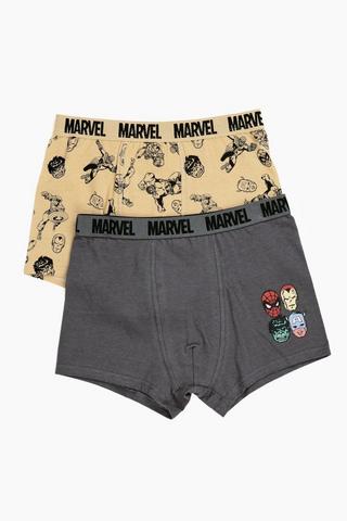 2 Pack Marvel Trunks