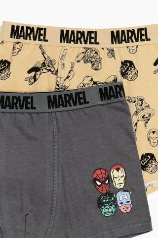 2 Pack Marvel Trunks