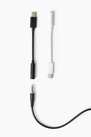 2 Pack Aux to Type?C Audio Adapter