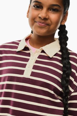 Oversized Stripe Golfer