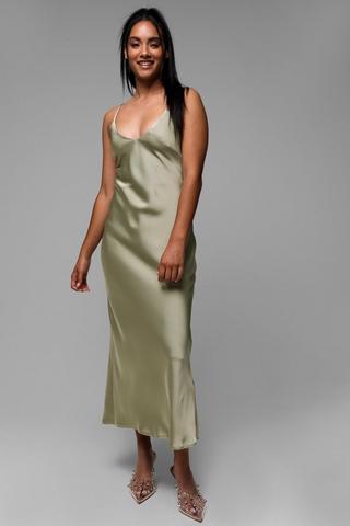 Satin Slip Dress