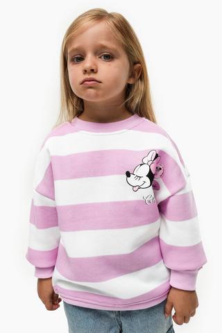 Minnie Mouse Stripe Pullover