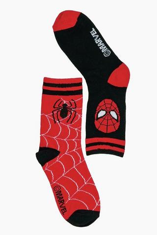 Spiderman 2 Pack Anklet Socks