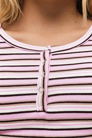 Long Sleeve Henley Top