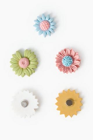 Flower Magnetic Badges