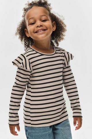 Stripe Long Sleeve Top