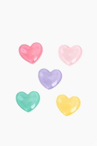 Heart Magnetic Badges