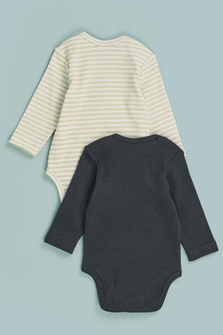 2 Pack Long sleeve Bodysuits