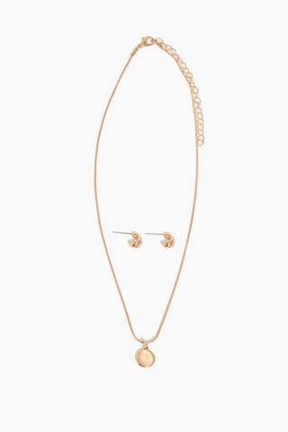 Earrings And Necklace Set