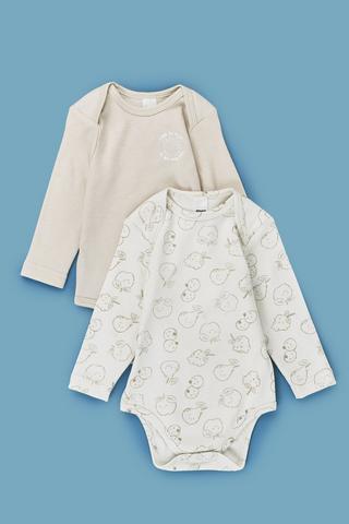 2 Pack Long sleeve Bodysuits