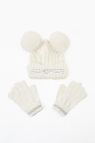 Beanie And Glove Set