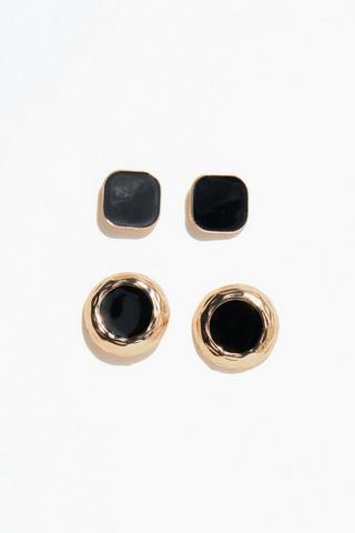 2 Pack Stud Earrings