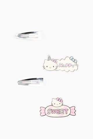 Hello Kitty 4 Pack Hair Clips