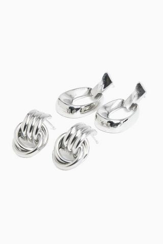 2 Pack Stud Earrings