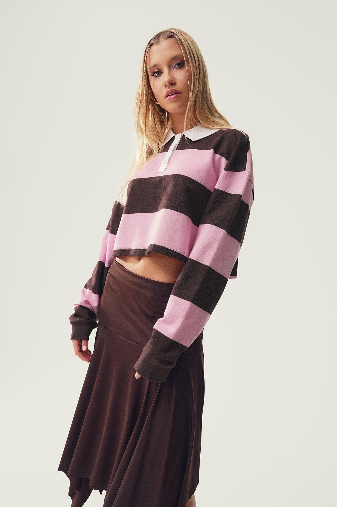 Cropped Rugby Pullover